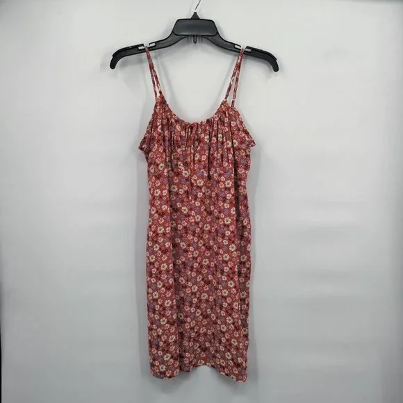 Floral Print Forever 21 Red Maxi Dress Forever 21 Rust Rose Floral Print  Maxi Regular Fit
